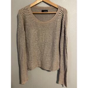 The Kooples Sweater Womens Medium Textured Linen Blend Pullover Knit